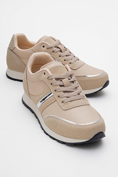 CCWAY AYAKKABI حذاء أنوراك الرياضي للنساء باللون البيج