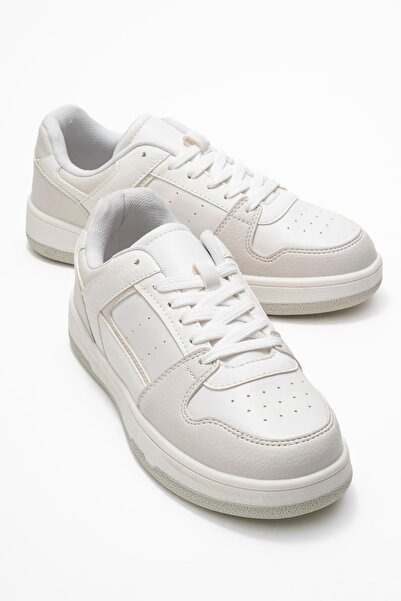 CCWAY AYAKKABI Pantofi sport de damă WHITE ICE