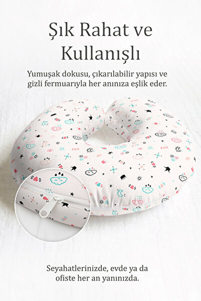 Evimde Bambaşka Dječji i odrasli Sa deznom Pamuk pakovanja jastuka za vrat - ...