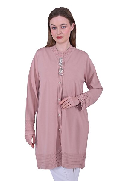 Invee Merdiven Knitwear Stone Cardigan Somon