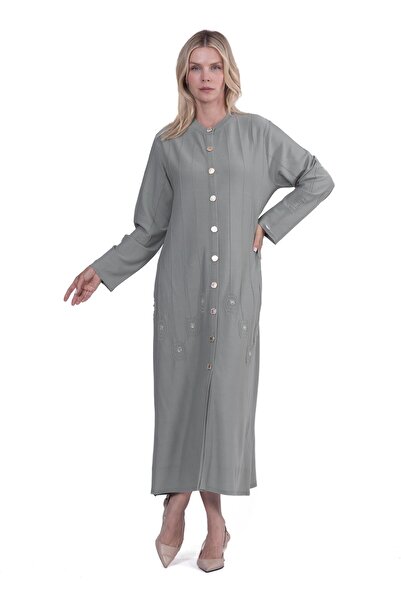 Invee سترة تريكو متموجة باللون الأزرق