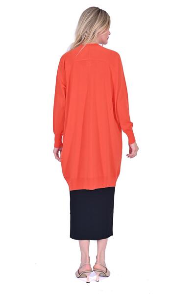 Invee Yusufcuk Triko Hırka ORANJ