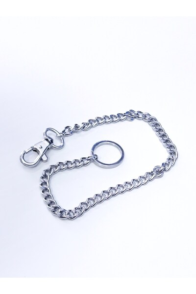 ÜNSA Anahtar سلسلة مفاتيح مع حلقة، سلسلة إكسسوارات، سماكة 2 مم