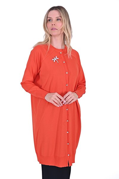 Invee Yusufcuk Knitwear Cardigan Orange