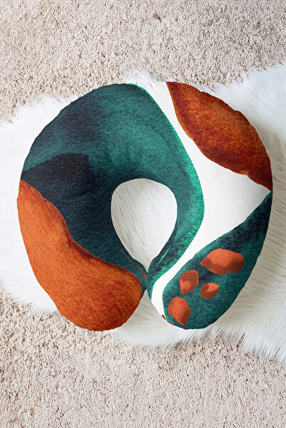 Evimde Bambaşka Sa apstraktnim dezenom Ergonomski jastuk za vrat - Moderni na...