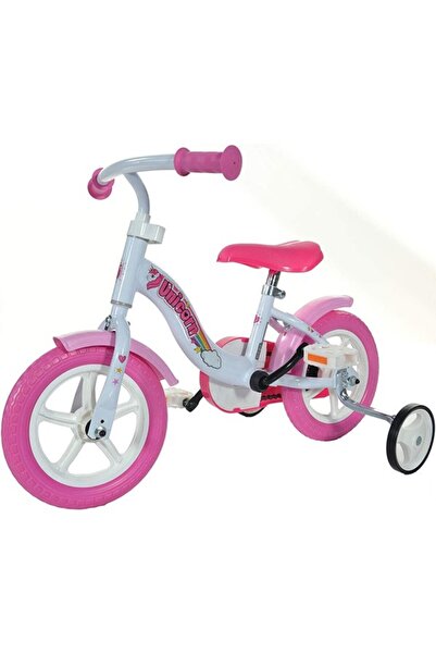 Dino Bikes Children's Bicycle 10' Unicorn White Pink