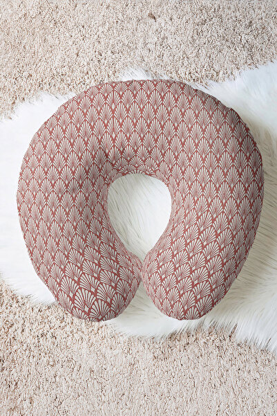 Evimde Bambaşka Pernă ergonomică pentru gât cu model Art Deco - Pernă de călă...