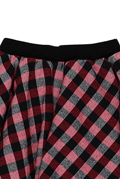 Panço Kız Kırmızı Dokuma Etek