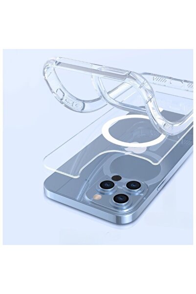 Flippy Προστατευτική θήκη για iPhone 14 Pro Max Mag Safe, μαγνητική φόρτιση 2 σε 1, ακρυλική, διαφανής