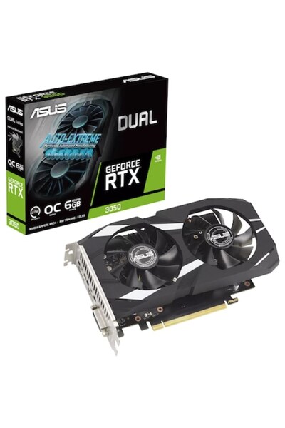 ASUS Placă grafică GeForce RTX 3050 DUAL OC 6GB GDDR6