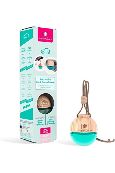 Cristalinas Coche Ambientador 0% Brisa Marina 6 Ml