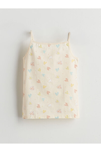 LC Waikiki Artı New Season Square Neck Girls' Tank Top 2-Pack