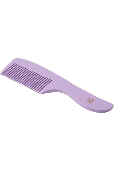 TB TOOLS FOR BEAUTY Pieptene T4B ILU BambooM, fabricat din bambus (dinți îngusti - lavandă)