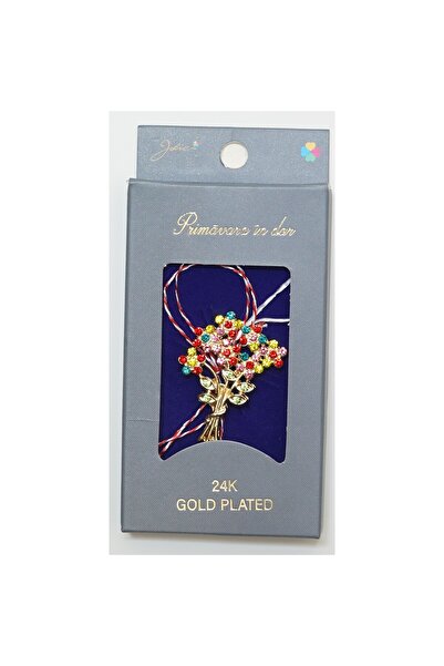 JOLIE Martisor Brosa Placata cu Aur 24K, Dimensiune Brosa Aprox 2- 3 cm, Model 5