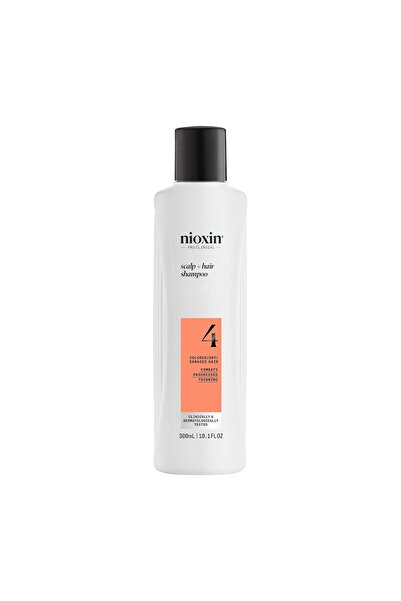 Nioxin Șampon System 4 Scalp + Hair – Șampon întăritor pentru păr deteriorat cu efect avansat de subțiere