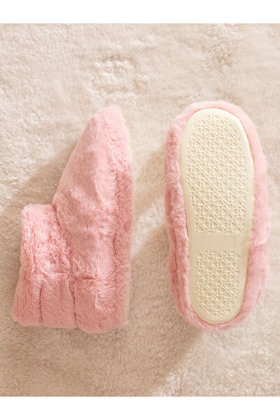 LC Waikiki LCW STEPS Pembe Kadın Pelüş Ev Botu