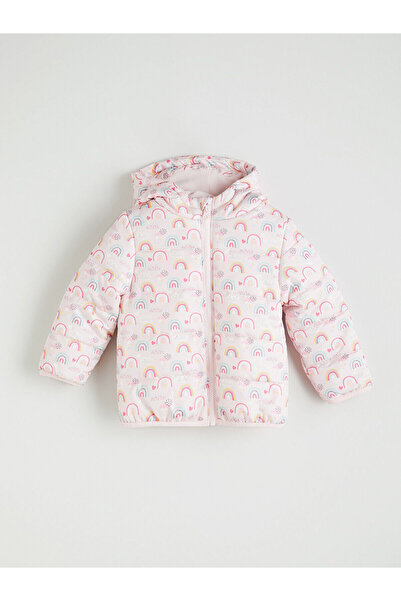 LC Waikiki Kapüşonlu Uzun Kollu Kız Çocuk Mont