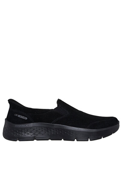 SKECHERS Women's sports shoes, GO WALK FLEX-RUE SLIP-INS 125508-BBK black, suede 38