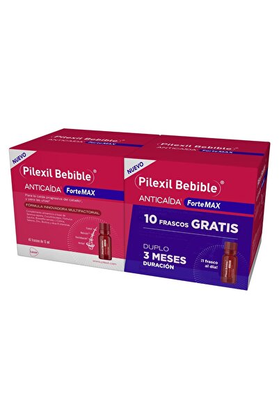 Pilexil Forte Max Pachet Anti-Cădere Păr Bevibil 2 x 45 Unități