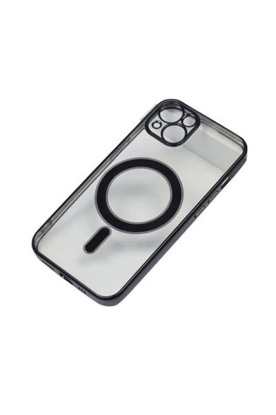 Flippy MagSafe Case for iPhone 14, Full TPU, Electroplating, Magnetic, Wireless, Flippy, Black