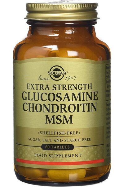 Solgar Glucozamină și condroitină 60 capsule, 70 g