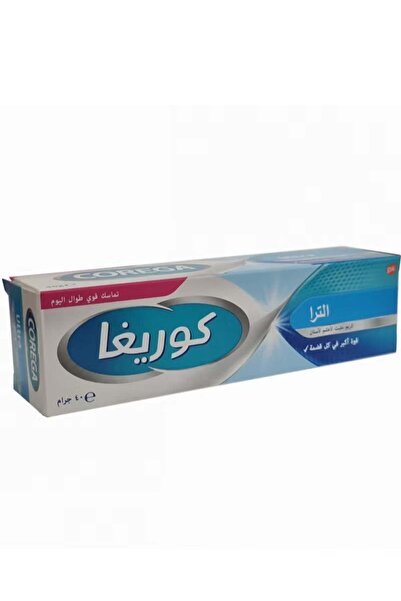 Corega Denture Fixative Cream, Ultra Cream For Teeth & Gums, 40 G