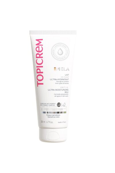 Topicrem Lapte ultra-hidratant decolorant Mela 200 ml