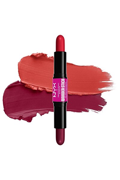 NYX Professional Makeup Rouge, Wonder Stick, Bright Amber + Fuschia