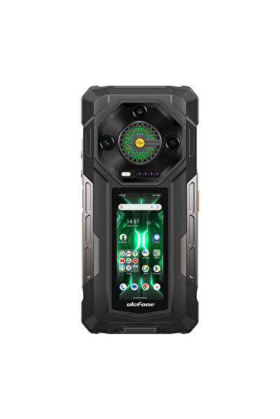 ULEFONE هاتف Armor 33 pro 5G | ذاكرة وصول عشوائي (RAM) سعة 16 جيجابايت وذاكرة تخزين داخلية سعة 512 جيجابايت | بطارية بسعة 25500 مللي أمبير في الساعة | شاشة FHD+ مقاس 6.95 بوصة | مكبر صوت | شحن سريع بقوة 66 واط