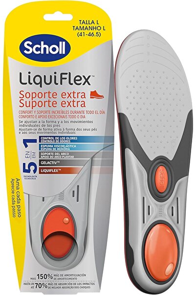 Dr. Scholl's Branturi Scholl LiquiFlex, suport ranforsat, încălțăminte bărbătească, mărimea 41-46,5, cu formă de memorie și arc plantar S