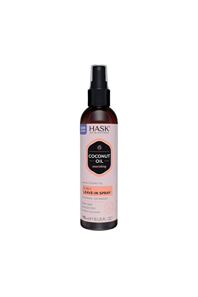 HASK 5-in-1 Leave-In Conditioner Spray Monoi Coconut, For all hair types, 175ml