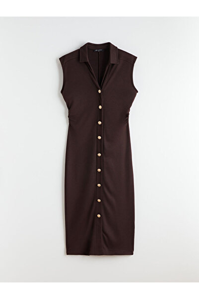 LC Waikiki Rochie cămașă bodycon