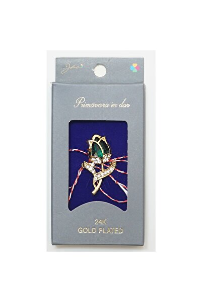 JOLIE Martisor Brooch 24K Gold Plated, Brooch Size Approx 2- 3 cm, Model 13
