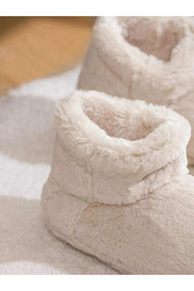 LC Waikiki LCW STEPS Bej Kadın Pelüş Ev Botu