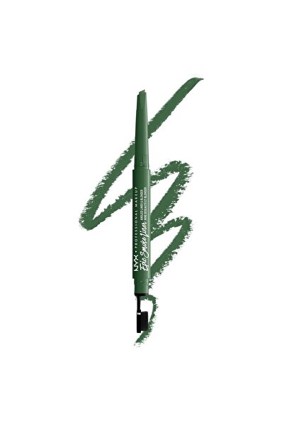 NYX Professional Makeup Eyeliner for Smokey Eyes, Vegan Formula, Epic Smoke Liner, Sage Sparks (Gree