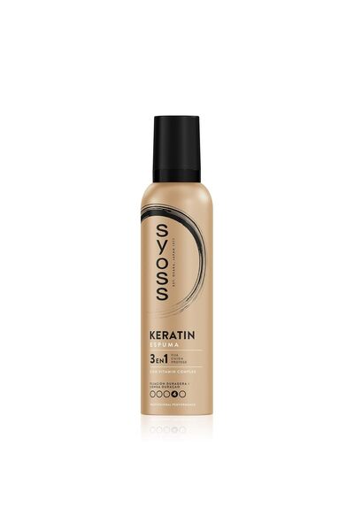 Syoss Keratin Mousse Flexible and Shine, 250 ml