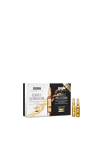 ISDIN Isdinceutics Day&Night Package Flavo-C Ultraglican + Flavo-C Melatonin (10 + 10 individual amp