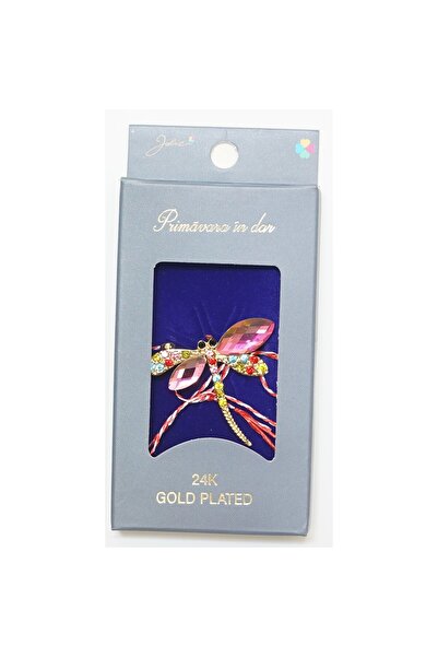 JOLIE Martisor Brooch 24K Gold Plated, Brooch Size Approx 2- 3 cm, Model 22