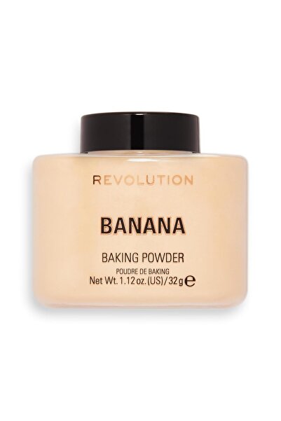 MAKEUP REVOLUTION Praf de copt vrac, banană, pentru ten mediu, 32g
