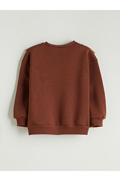 LC Waikiki New Season Crew Neck Floral Girl's Sweatshirt 2-Piece Set