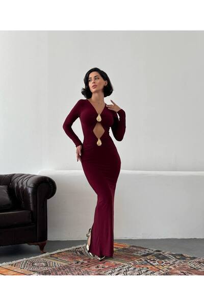 Misscix VÜCUDU SARAN DAVET ELBİSESİ