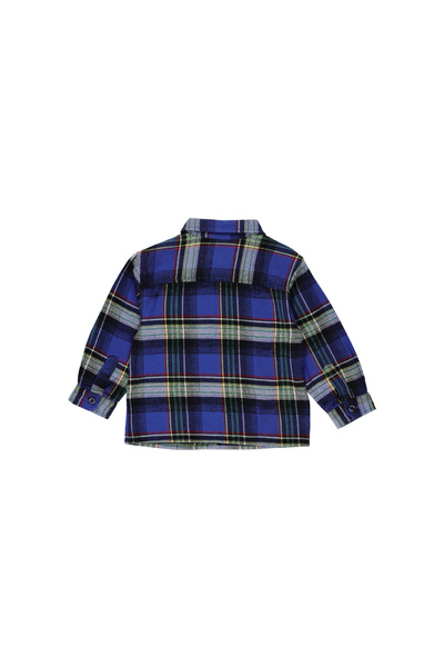 Panço Erkek Yeşil Dokuma Gömlek Yaka Gömlek