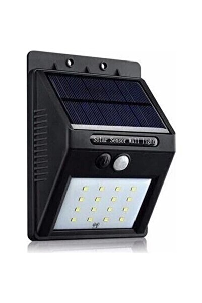abnturk Solar Sensörlü Led Duvar Aplik (güneş Enerjili), 20 Led Duvar Lambası