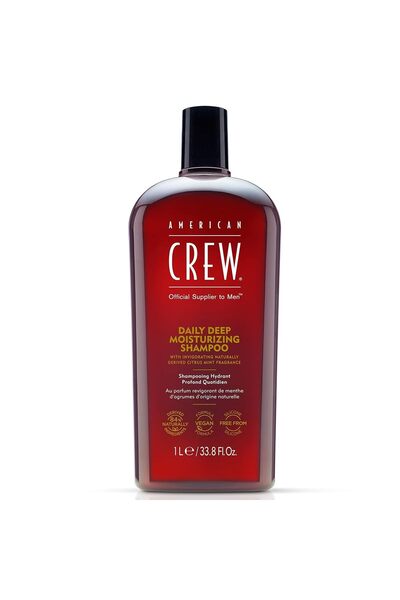 American Crew – Daily Deep Moisture Shampoo, 1000 ml
