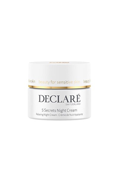 Declaré Cremă de noapte 5 Secrets 50 ml – Cremă de noapte pentru ten sensibil