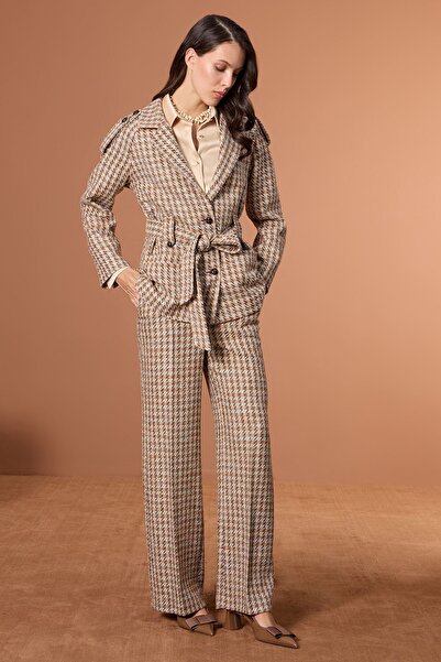 UPGRADE Tivit Kuşaklı Ceket Multi