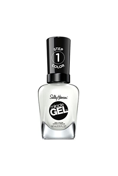 Sally Hansen Oja Gel Miracle fără lumină UV artificială Get Mod, Gel alb, intens strălucitor
