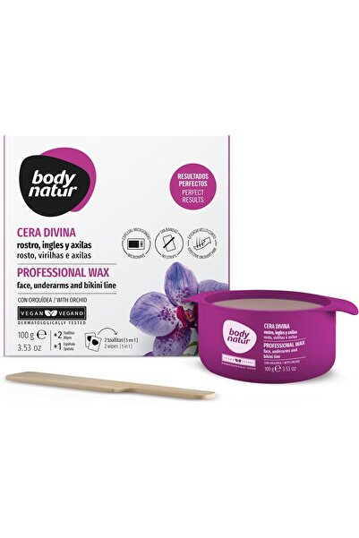 Body Natur - Ceară pentru față, zona inghinală și axile, 100 g, 1 bucată