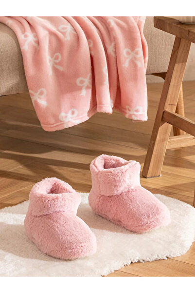 LC Waikiki LCW STEPS Pembe Kadın Pelüş Ev Botu