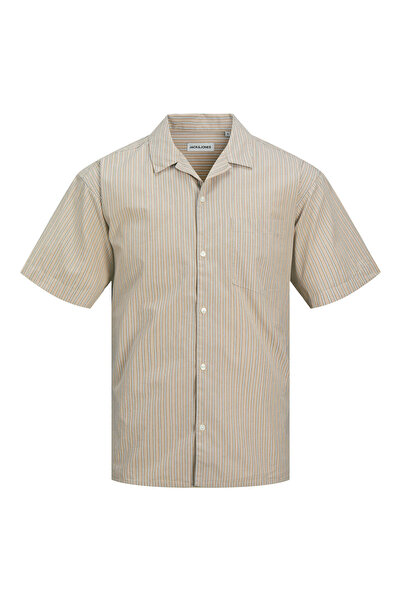 Jack & Jones Ανδρικό Πουκάμισο Jack Jones 12269801 Μπεζ